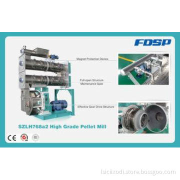 Poultry Ring Die Pellet Mill Machine High Precision With Ge